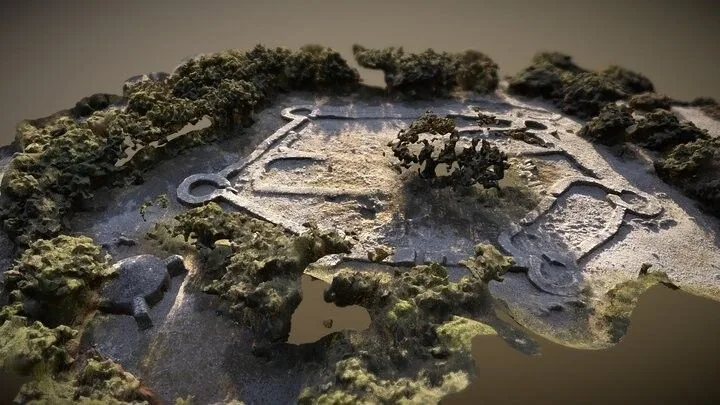 Modèle 3D du site néolithique de Boussargues